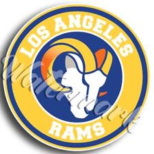 Los Angeles Rams New Ram Circle Logo Sticker - Decal 10 sizes with TRACKING picture