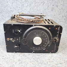 Aircom INC Crystal Radio Frequency Meter S4 Vintage 1940s WWII Era UNTESTED picture