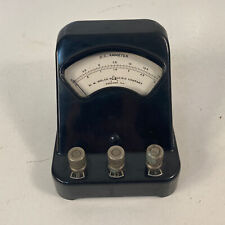 W.M. Welch Scientific Company D.C. Ammeter CAT. NO. 3031N Untested Prop Chicago picture