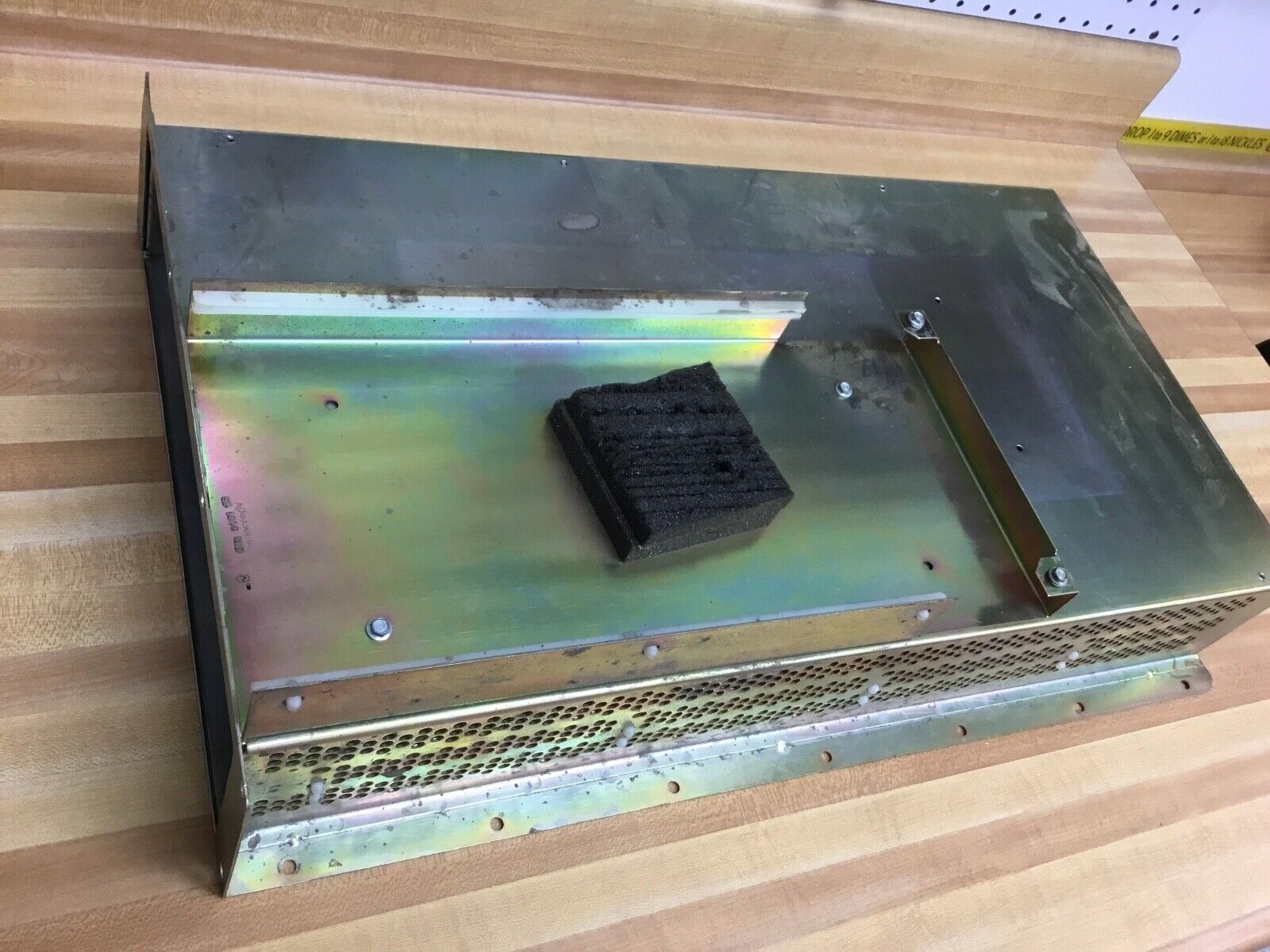 Atari Star Wars arcade CPU and audio regulator steel case