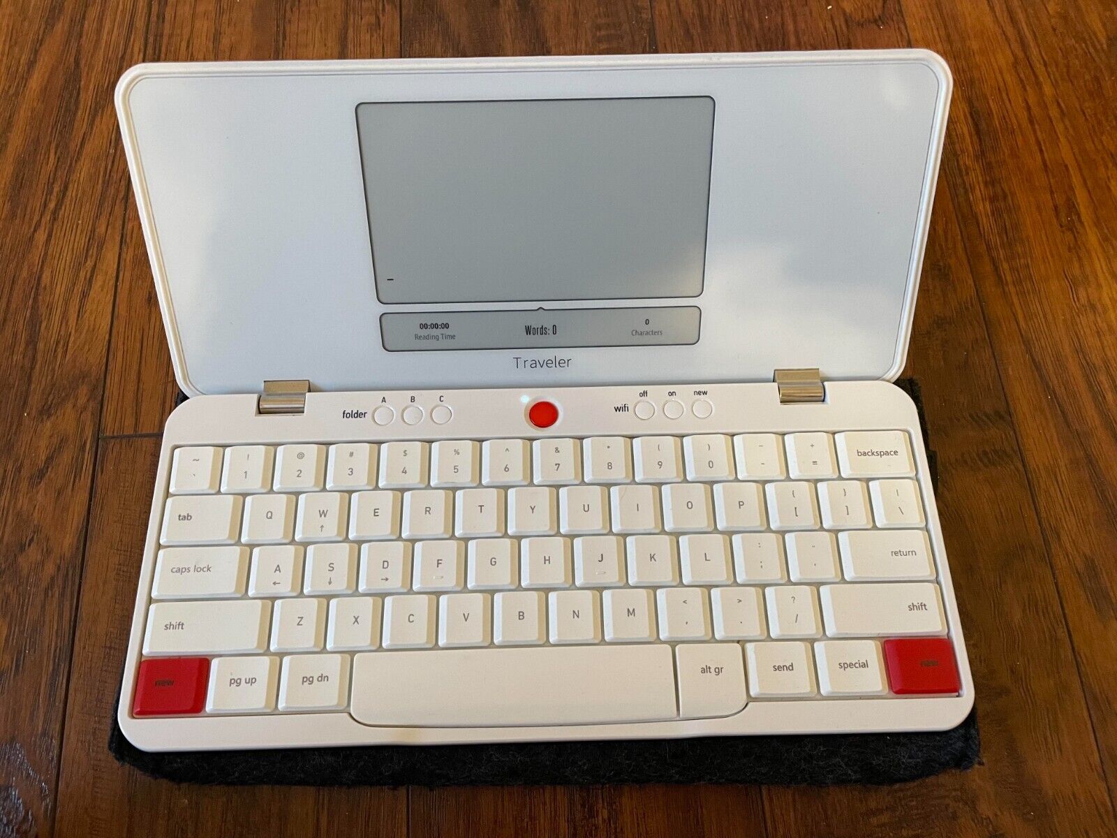 Astrohaus Freewrite Traveler: Portable Smart Word Processor/E-Typewriter w Cloud