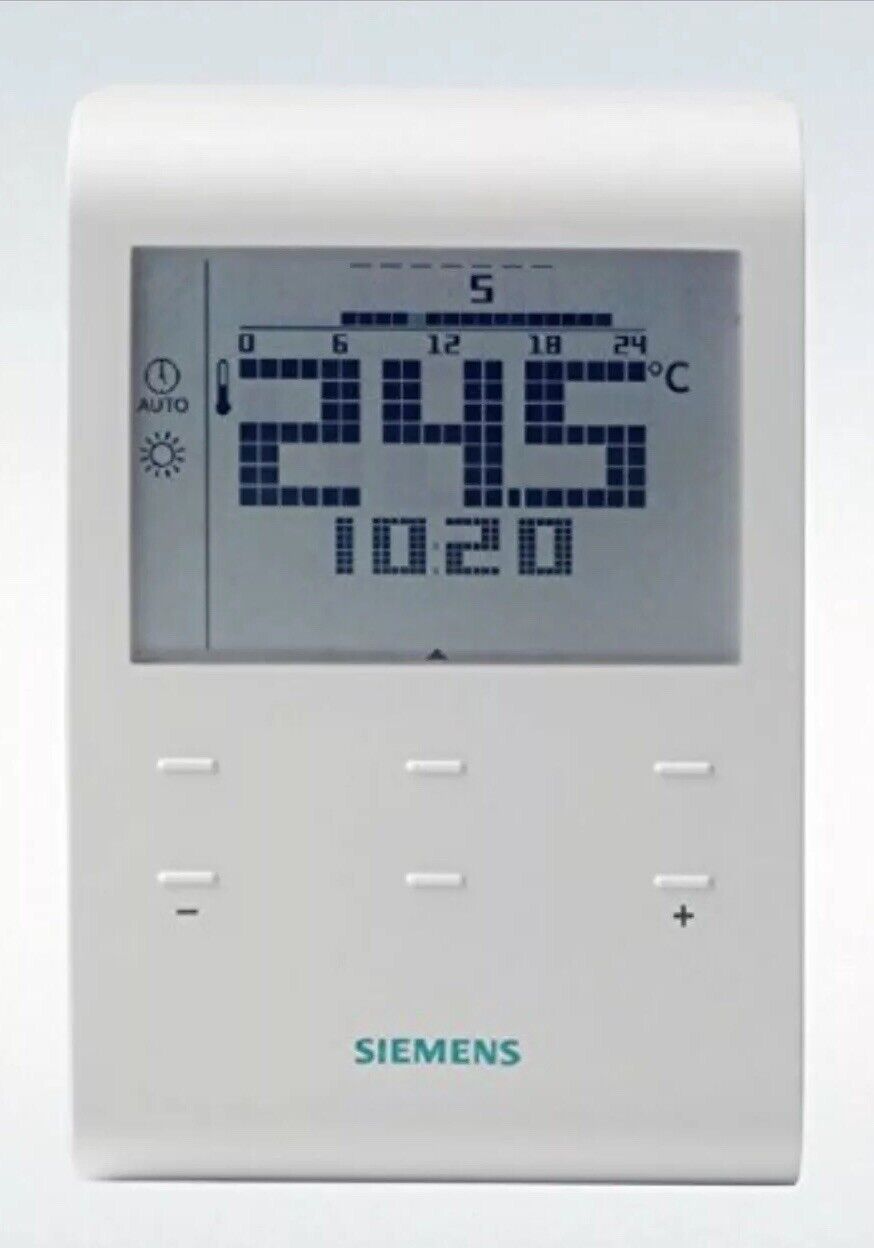 Siemens RDE100.1 Hard-Wired Programmable Thermostat Free Fast Shipping