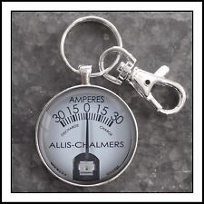 Allis Chalmers Ammeter Amp Gauge Photo Keychain Tractor Key Chain picture
