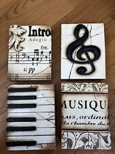 Lot 4 Sid Dickens Memory Blocks tiles retired T-06 T-140 T-83 T-45 Music picture