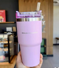 New Starbucks Stanley Stainless Steel Vacuum Car Hold Straw Cup Tumbler 20oz picture