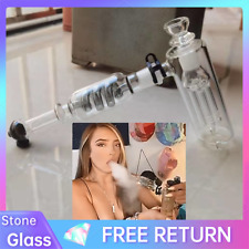 Freeze Pipes Coil Bubbler Glass Bongs Percolator Filter Hookah W/ ICE Catcher picture