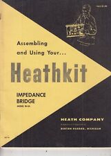 1957 Heathkit Impedance Bridge Model IB 2A Assembly Manual Instructions IB-2A picture