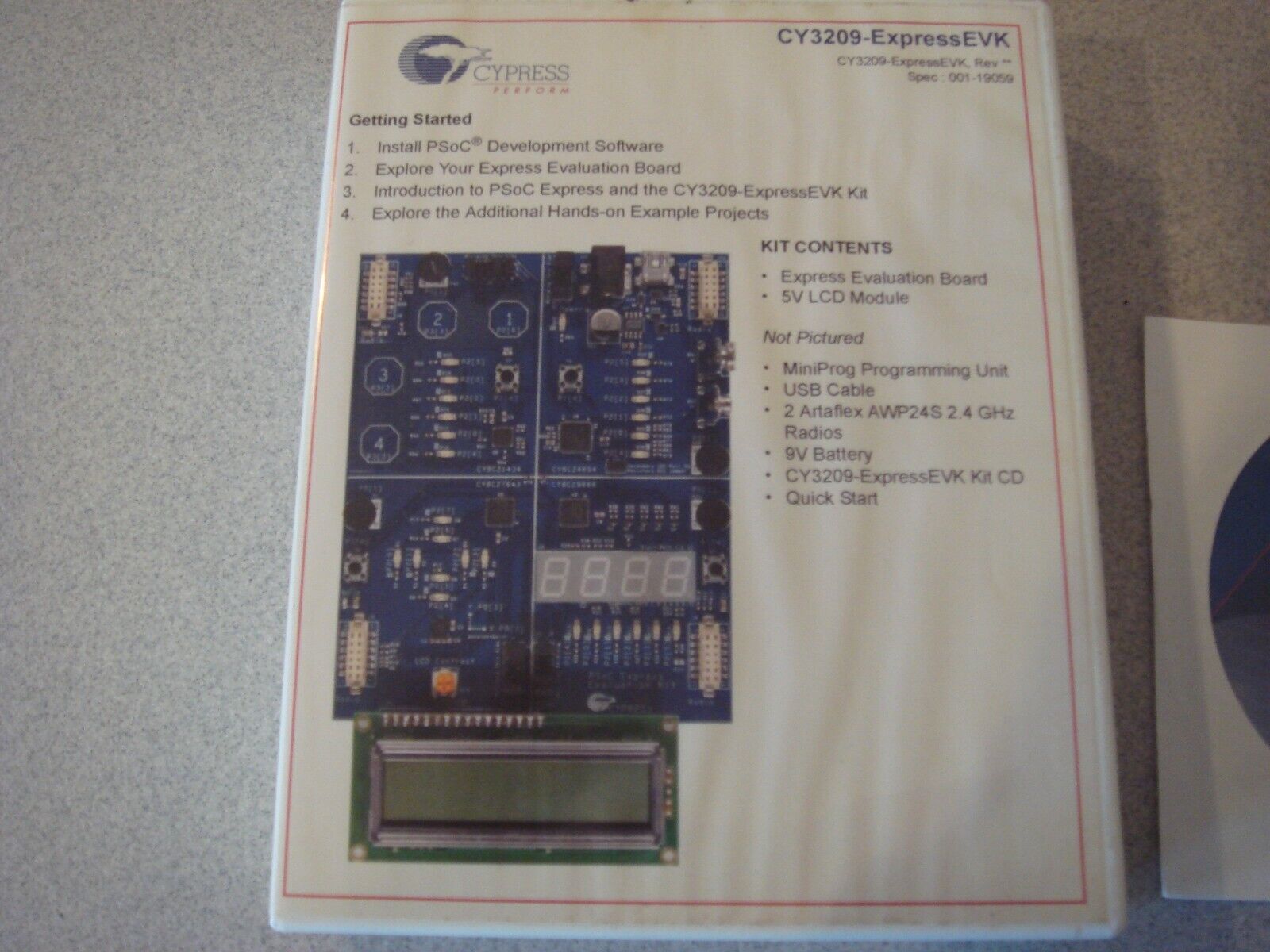 Cypress Semiconductor CY3209 EXPRESS EVK  