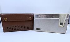 Vintage 1962 Trancel T-11  6 Transistor Portable AM Radio Tested Working picture
