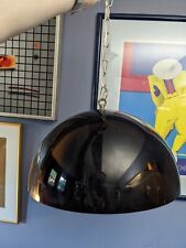 Vintage Mid Century Swag Lamp Light Smoke Lucite Dome 70s Modern picture