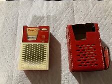 Robin red Transistor radio excellent condition picture