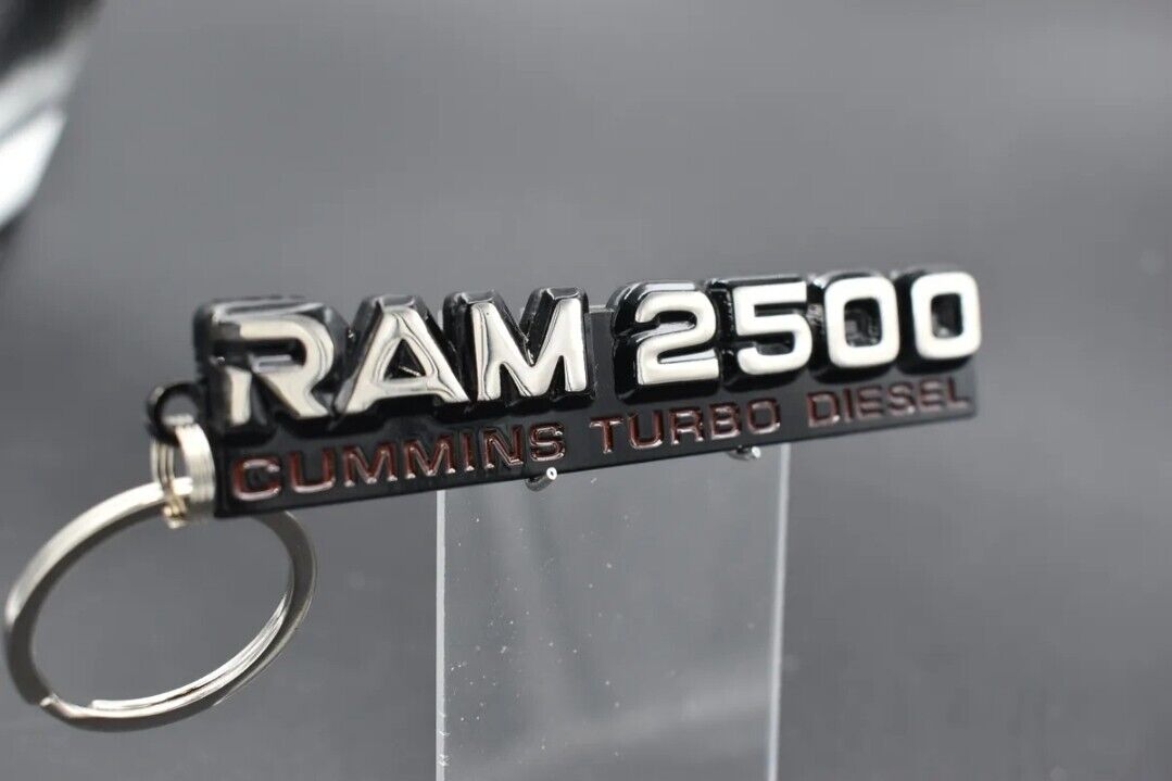Dodge Ram 2500 Cummins diesel emblem keychains. 