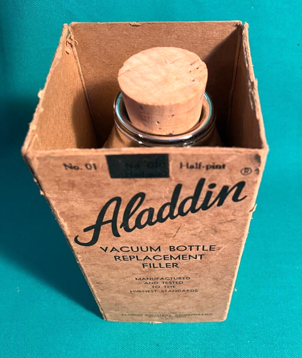 Early Vintage ALADDIN VACUUM BOTTLE REPLACEMENT FILLER CORK STOPPER