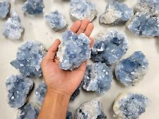 Raw Celestite Clusters Blue Healing Crystals Celestine Geodes from Madagascar picture