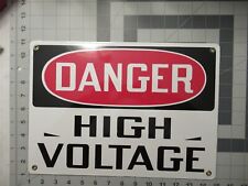 Metal Sign - Danger High Voltage - 11x15 inches picture