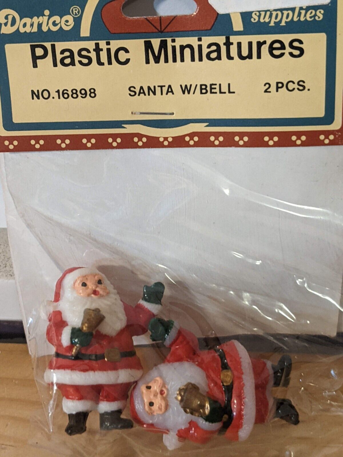 Vintage Darice Christmas  Miniature Plastic  Craft Supplies, You Choose From Any
