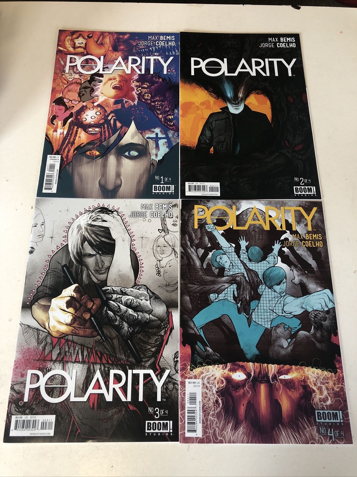 Polarity #1-4 BOOM Studios - First Prints - Full Run Max Bemis Jorge Coelho 🐶