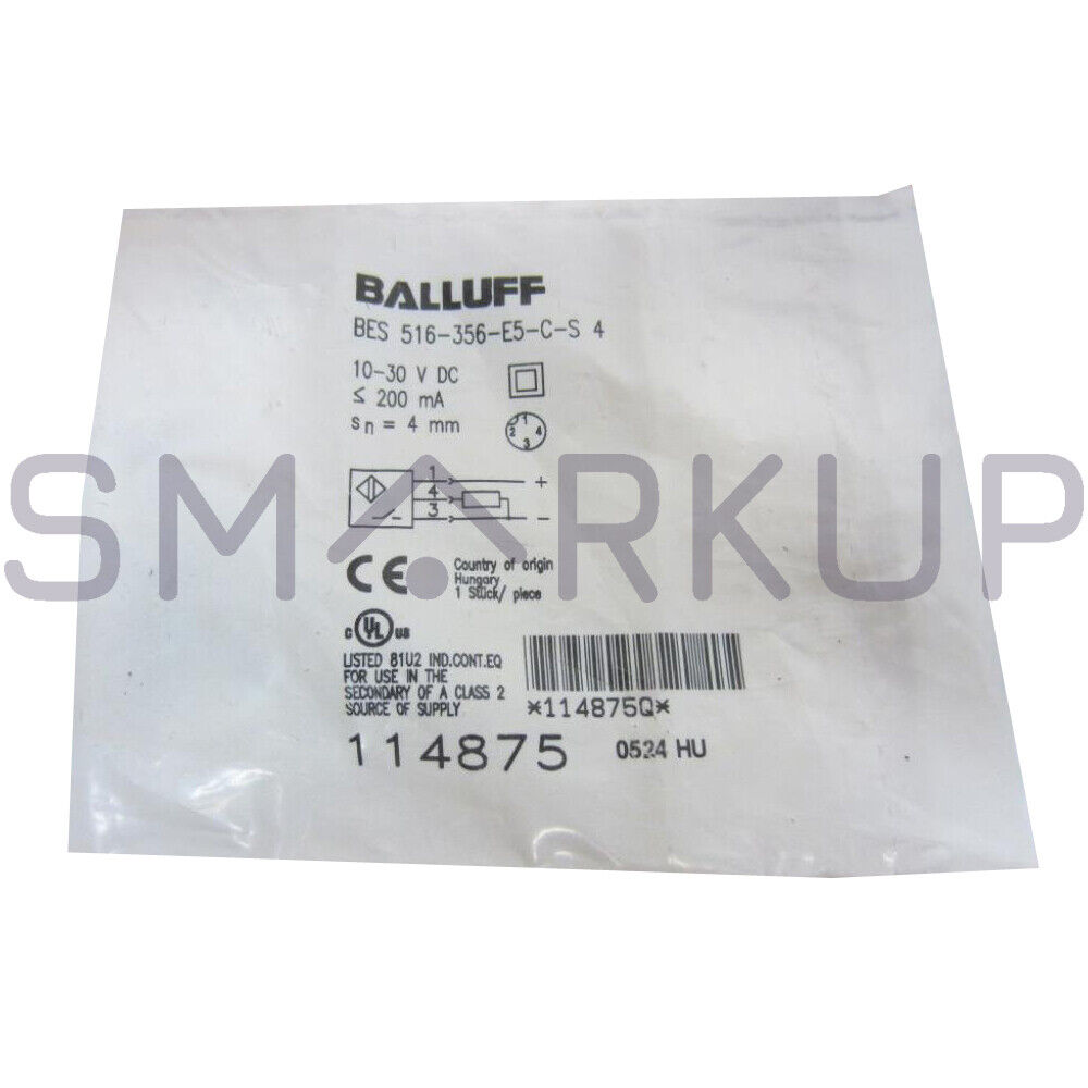 NIB BALLUFF BES 516-356-E5-C-S4 Proximity Sensor Switch