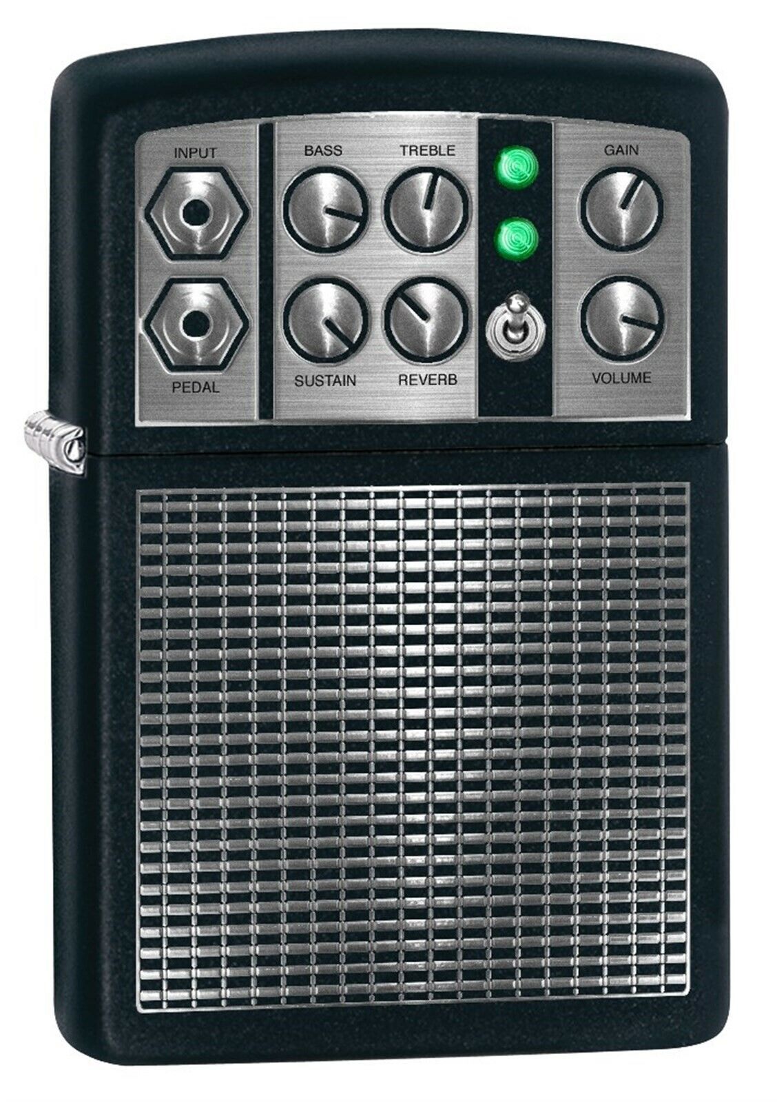 Zippo Lighter, Stereo Amplifier - Black Matte 78084