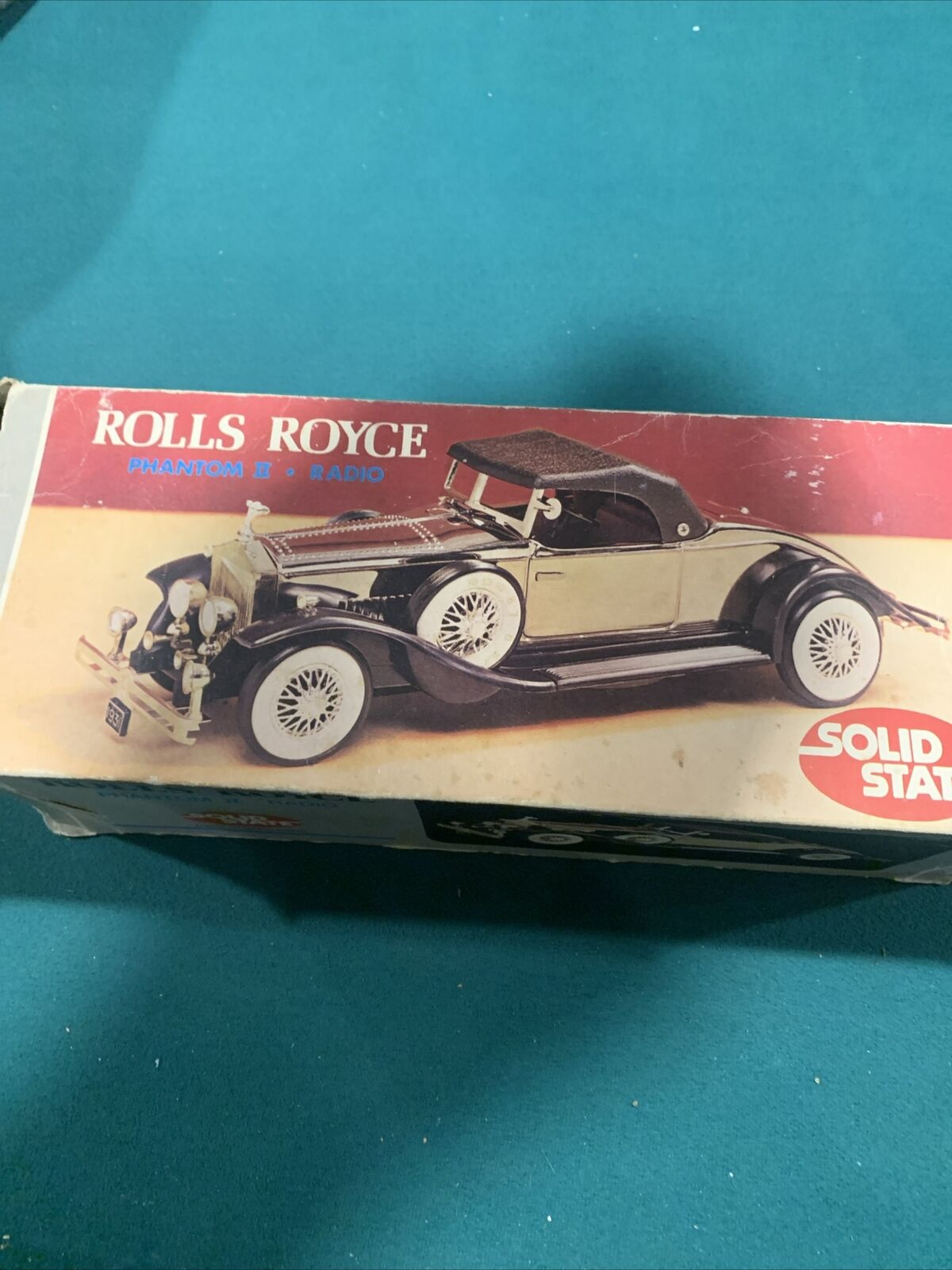 Vintage 1931 Rolls Royce Phantom II Car AM Transistor Radio-Solid State With Box
