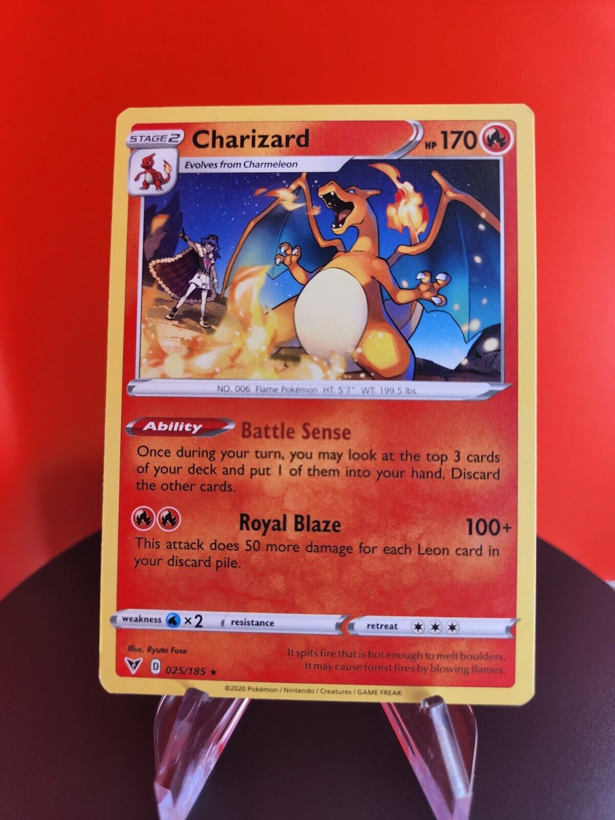 Pokémon TCG Charizard Vivid Voltage 025/185 Regular Rare