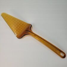 Vintage Ultratemp Amber Pie Cake Server #2119 Serrated Robinson Knife Co USA picture