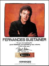 Journey Neal Schon 1993 Fernandes Sustainer Transducer Guitar advertisement ad picture