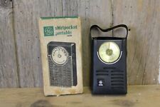 Vintage G E Shirt Pocket Transistor Radio with Box picture
