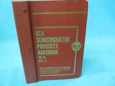 1962 RCA SEMICONDUCTOR PRODUCTS HANDBOOK NB-10 VOL 2 picture