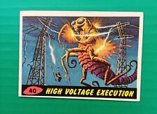 1962 Topps Mars Attacks # 40 HIGH VOLTAGE EXECUTION- EX  NICE picture