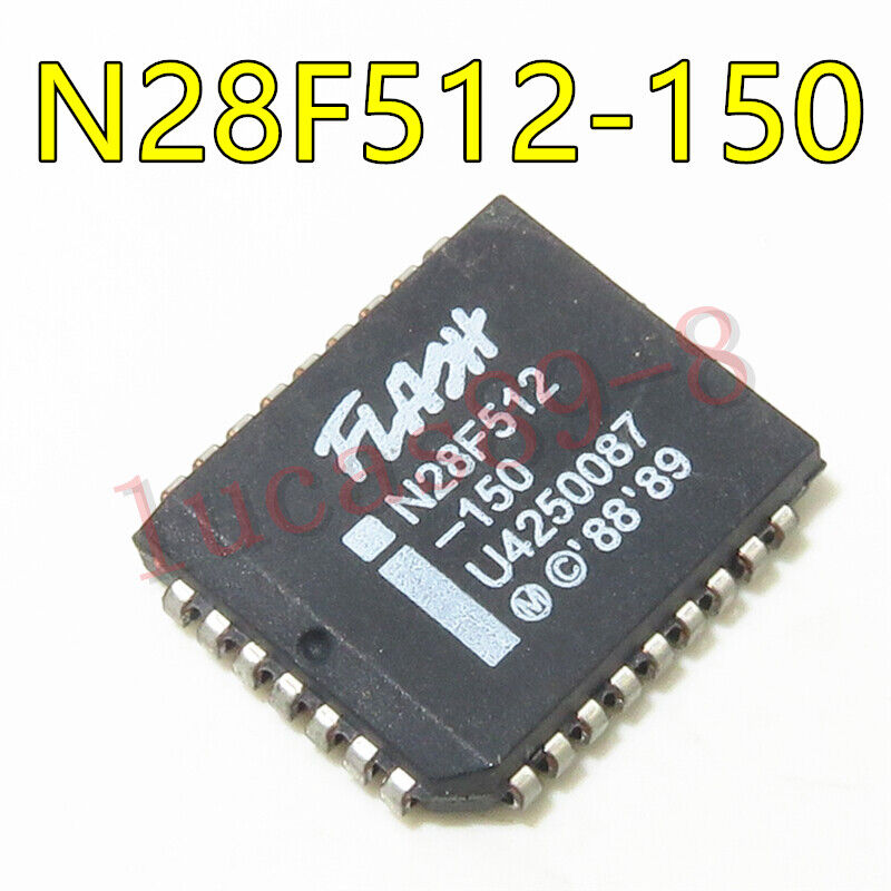 1PCS N28F512-150 PLCC-32 512K(64Kx8)CMOS FLASH MEMORY