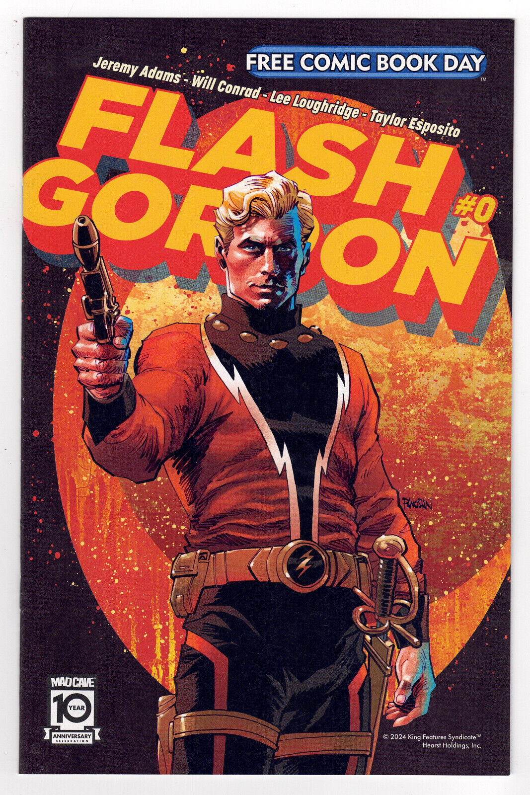 FCBD 2024 Free Comic Book Day FLASH GORDON # 0 - 1st PRINT - UNREAD /  UNSTAMPED