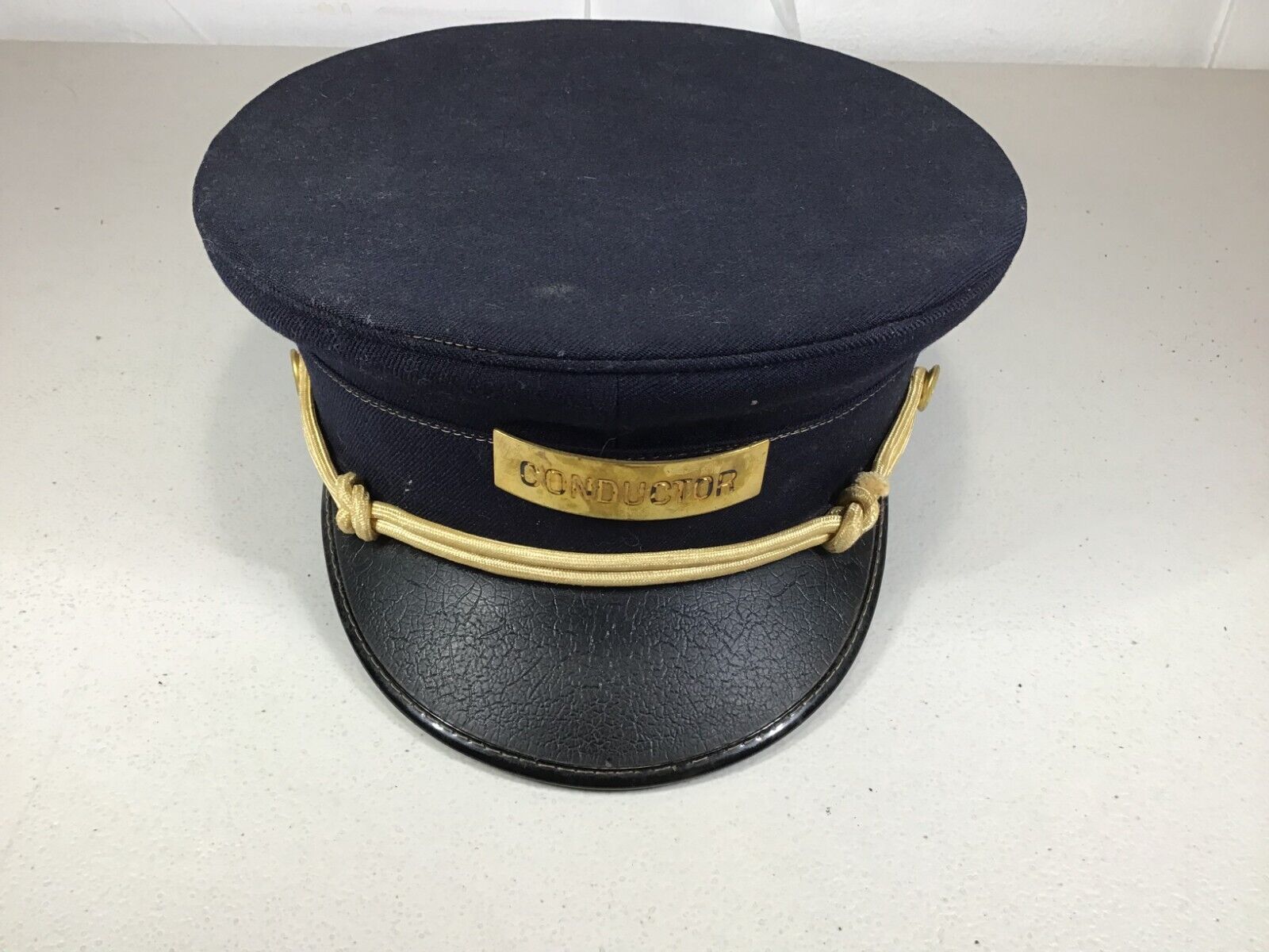 Vintage Joseph F. Webber Uniform Corp. Conductor\'s Cap
