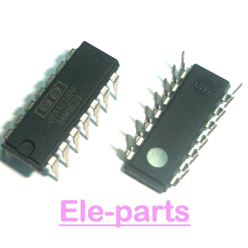 5PCS OPA4228PA DIP-14 OPA4228 High Precision Low Noise Operational Amplifiers IC