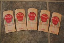Lot of 5 1929 Coca Cola Coke bottle dry server Thomasville Ga trading cards picture