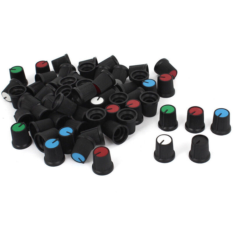 10PCS AG3 15X17mm Face Plastic For Rotary Taper Potentiometer Hole 6mm Knob F YT