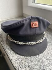 Vintage Original Railroad Conductor Hat Cap DB Deutsche Bahn Germany picture