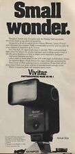 1981 Vivitar Zoom Thyristor 2500 Automatic Flash VTG 1980s PRINT AD Small Wonder picture
