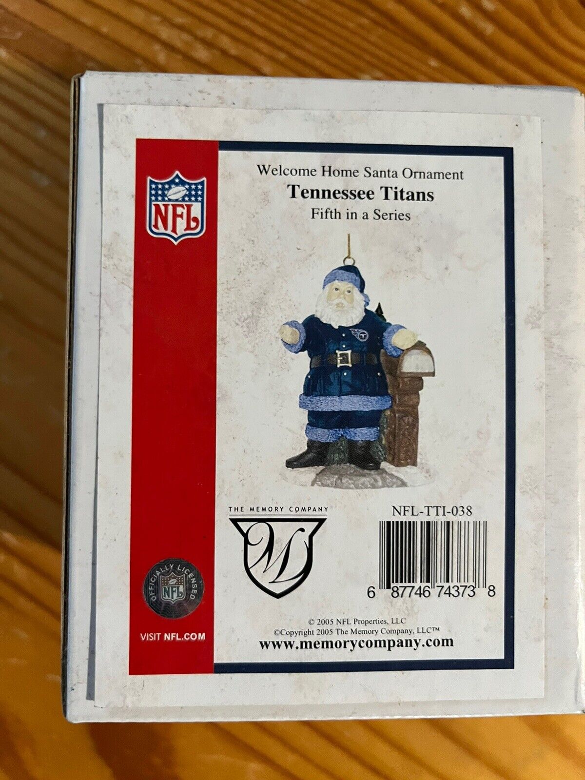 tennessee titans  Memory Christmas Ornament 