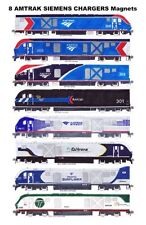 Amtrak Siemens Charger 8 magnets by Andy Fletcher picture