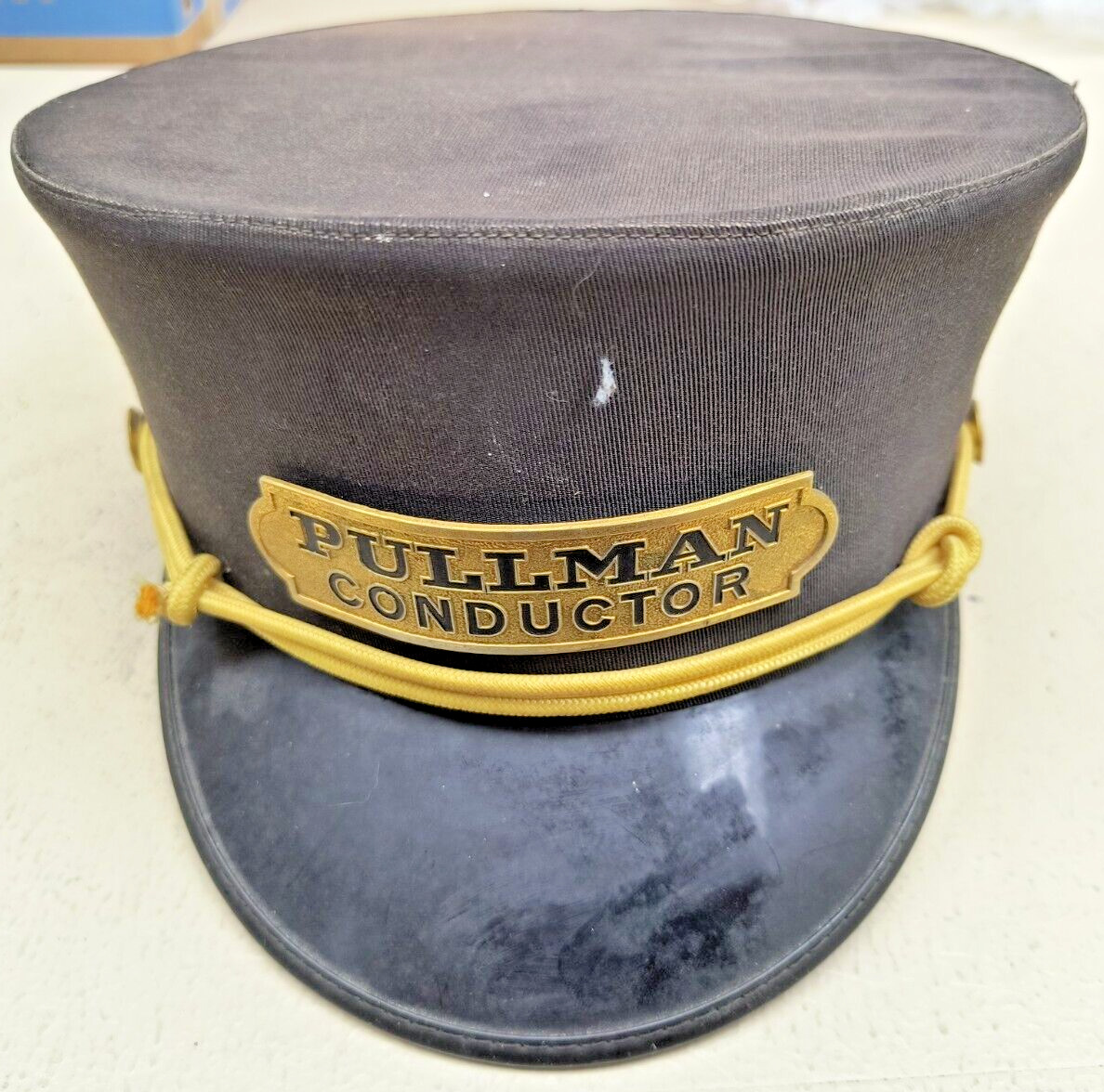 Vintage Pullman Conductor Hat With Badge & Buttons Conductor Style