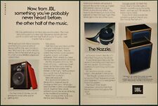 JBL Jubal Stereo Speakers High Frequency Transducer Nozzle Vintage Print Ad 1975 picture