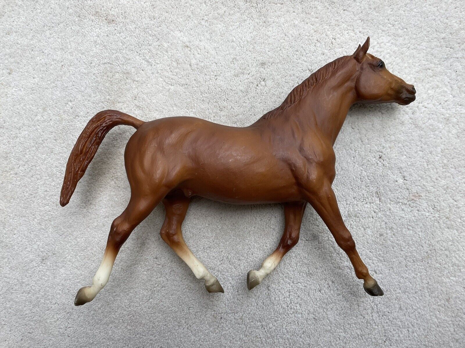 Retired Breyer Horse #955 Samsung Woodstock Westphalian Chestnut Morganglanz