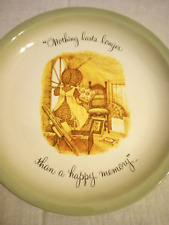 Holly Hobbie Nothing Lasts Longer Than a Happy Memory Plate picture