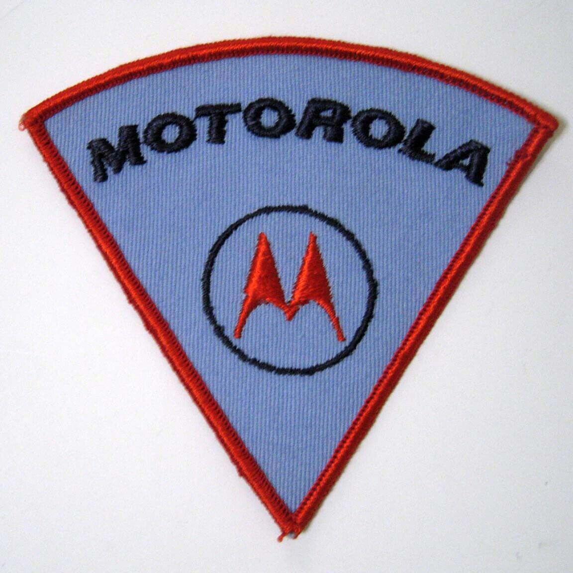 MOTOROLA ® Radio Semiconductor Electronics - Embroidered Patch 4-1/2\
