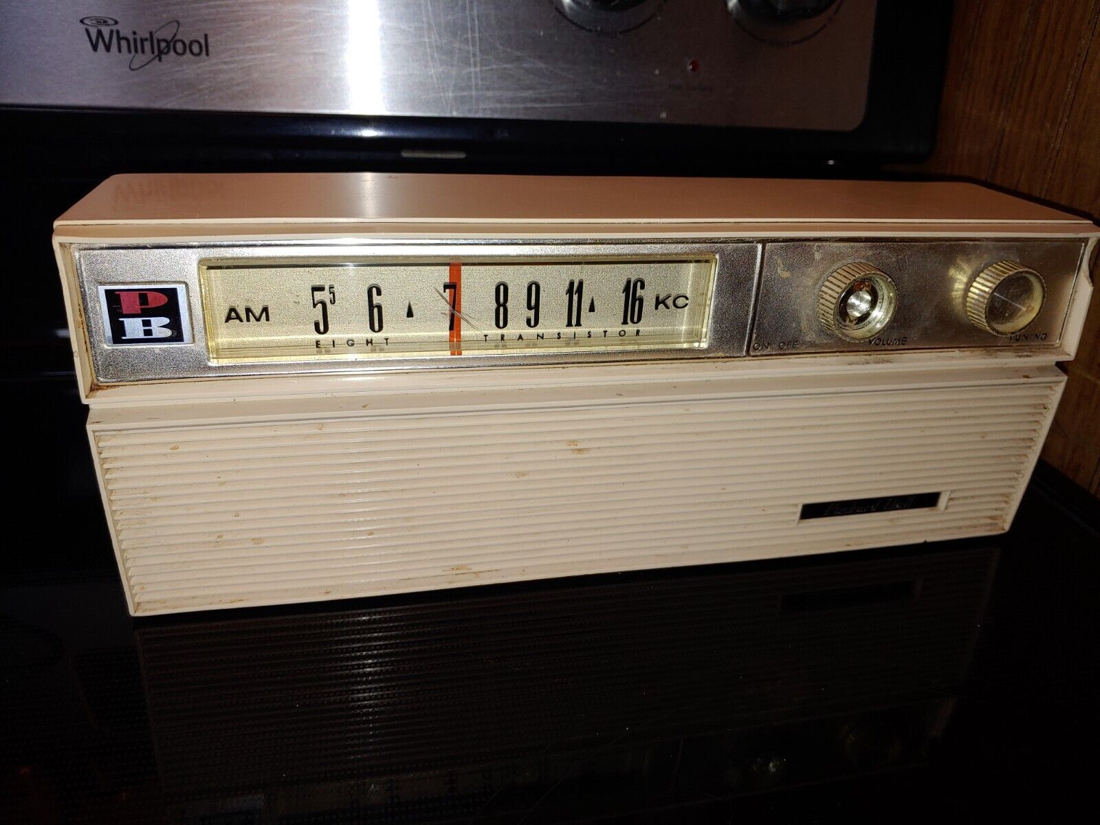 Vtg 1960s Packard Bell AR-851 8 Transistor AM Radio GILLIGANS ISLAND RADIO Works