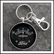Vintage Ford Model T Ammeter Gauge Photo Keychain  Key Chain Free USA Shipping picture