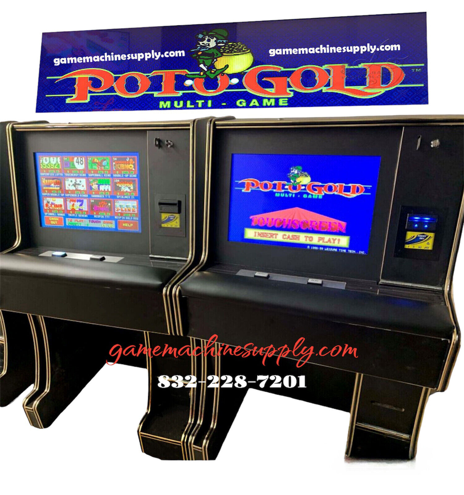 (NEW) Pot O Gold Game, Keno 510 Game Machine (Casino Machine)