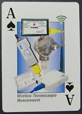 Wireless Thermocouple Measurement Ace of Spades Single Swap Wide Playing Card  picture
