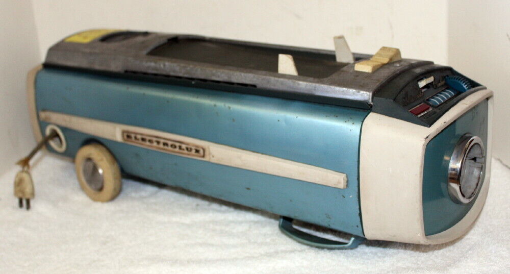 Vintage Electrolux 1205 Blue Canister Vacuum ~ For Parts ~ Works